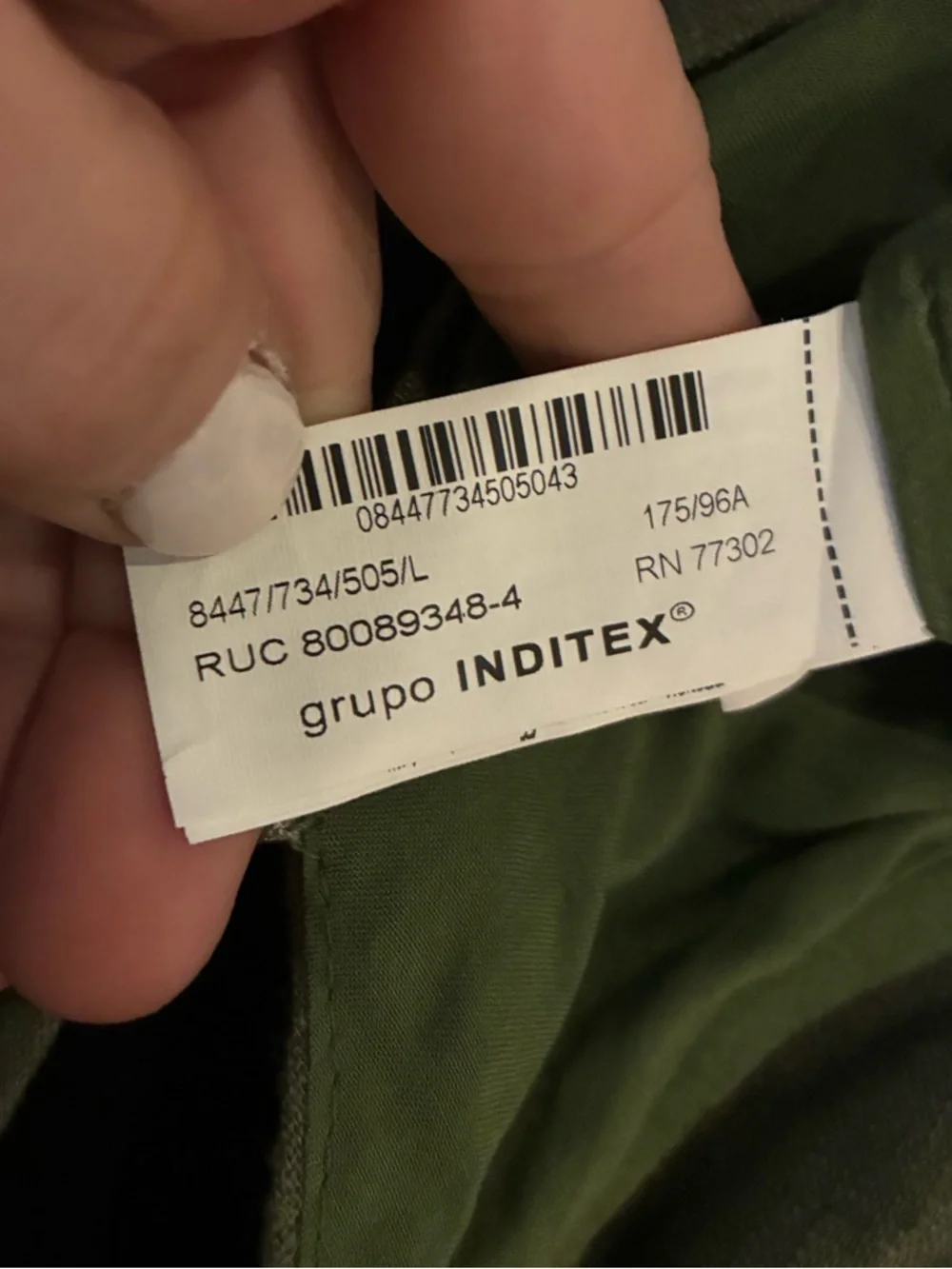 Zara NWT linen blend jumpsuit green 8447/734 - Picture 7 of 8